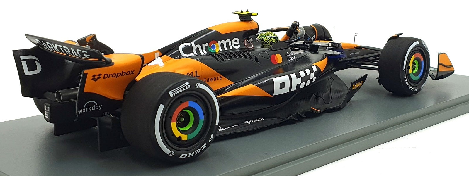 Spark 1/18 Scale 18S665 - McLaren MCL38 F1 #4 1st Abu Dhabi GP 2024 Norris