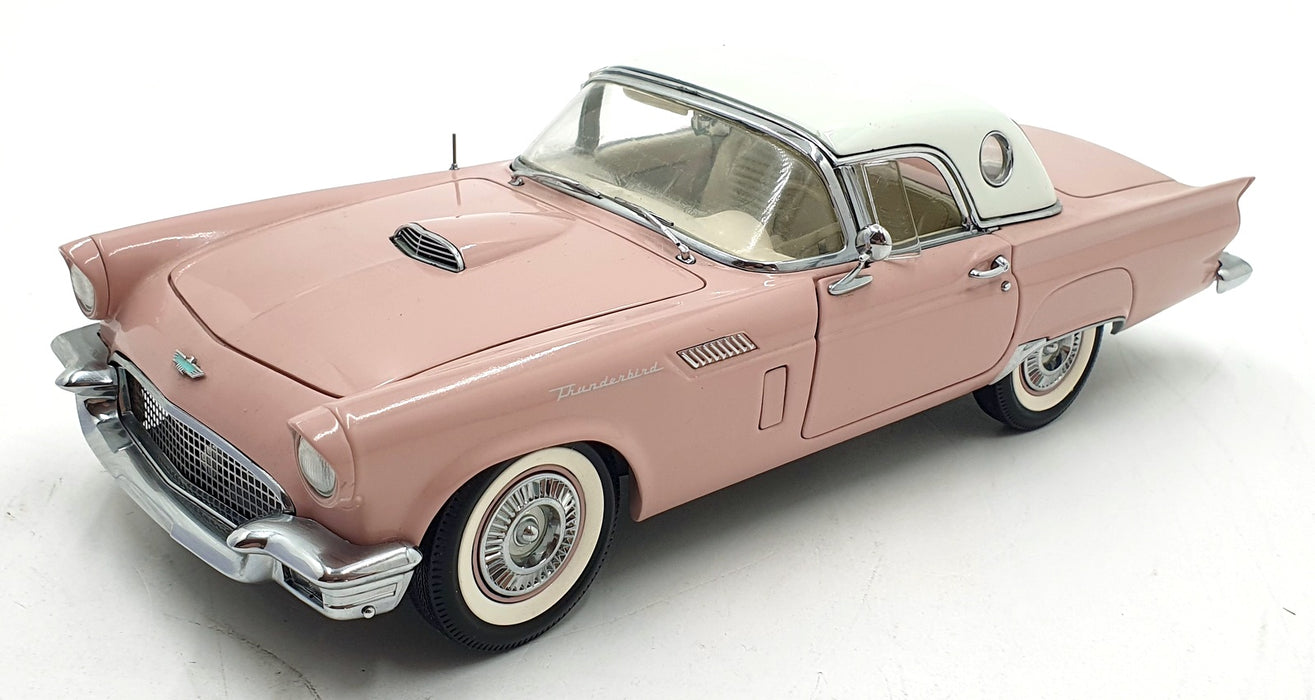 Precision 100 1/18 Scale Diecast 32889A - 1957 Ford Thunderbird - Pink