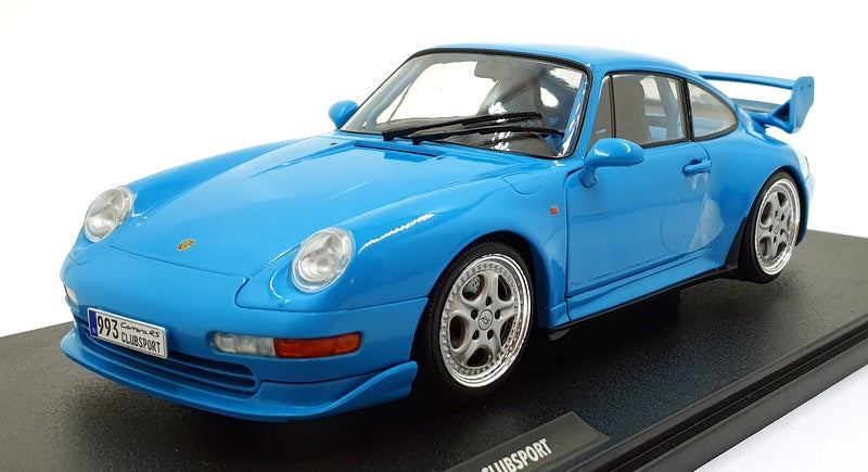 Solido 1/18 Scale S1810101 - 1997 Porsche 911 (993) Clubsport - Riviera Blue