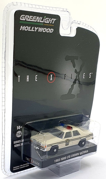 Greenlight 1/64 Scale 44900-C '83 Ford Ltd Crown Victoria The X Files Police Car