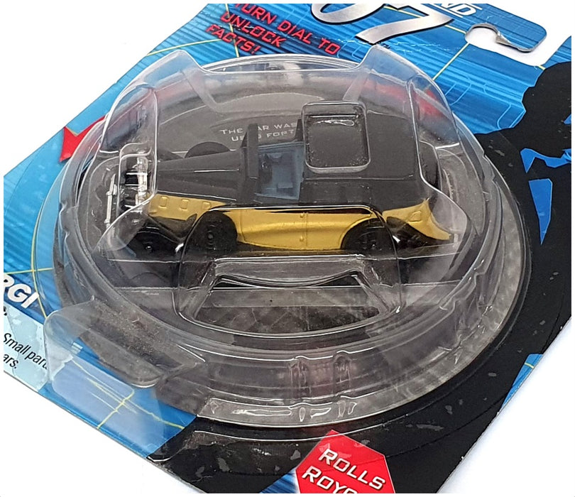 Corgi 9cm Long TY95609 - James Bond 007 Rolls Royce (Goldfinger) - Black/Yellow