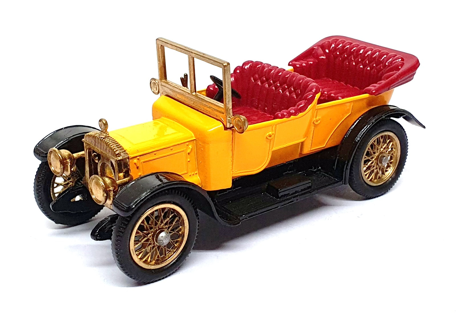 Matchbox Appx 9cm Long Diecast Y-13 - 1911 Daimler - Yellow