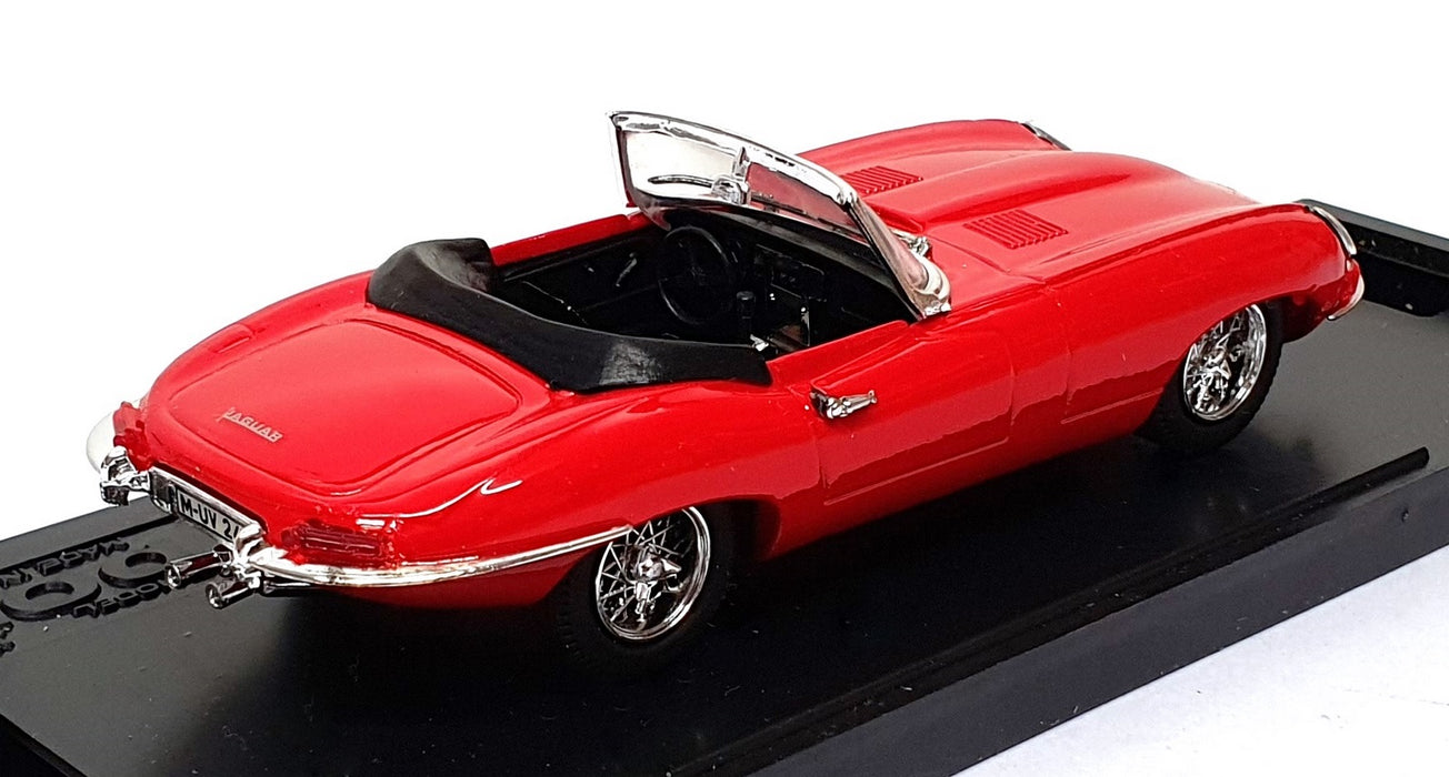Box Model 1/43 Scale Diecast 8460 - Jaguar E Spyder - Red
