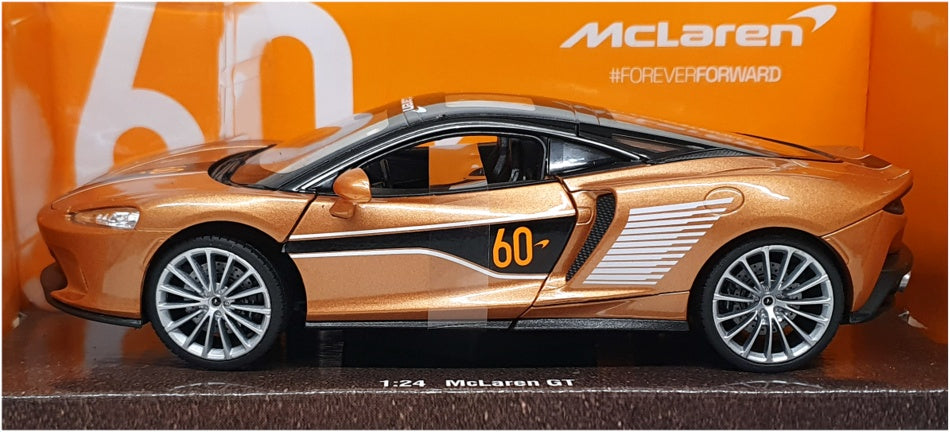 Welly 1/24 Scale 24105S-W - McLaren GT 60th Anniversary - Gold