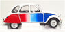 Z Models 1/12 Scale ZMD1200103 - 1986 Citroen 2cv Cocorico - White/Blue/Red