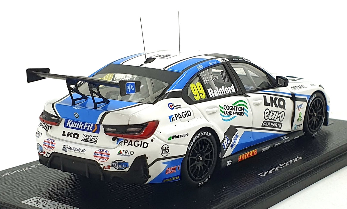 Spark 1/43 Scale UK034 - BMW 330i BTCC #99 Brands Hatch Indy Race 3 1st 2025