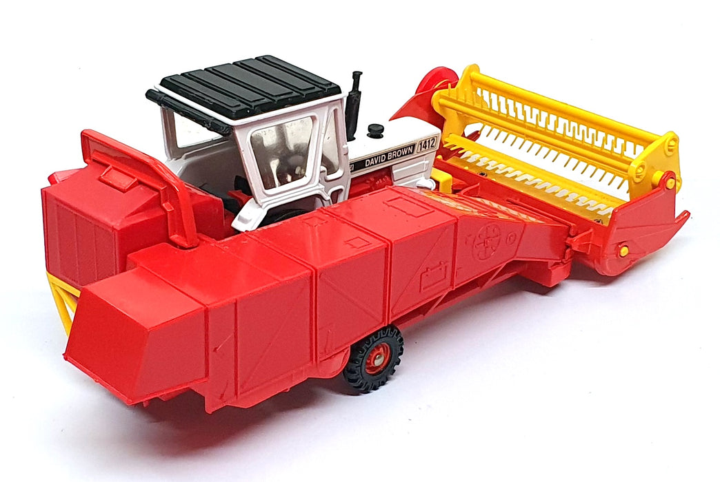 Corgi Diecast 1112 - David Brown Tractor Combine Harvester - Red/White/Yellow