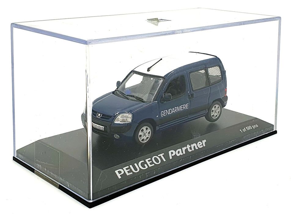 Norev 1/43 Scale 479813 - Peugeot Partner Van Gendarmerie - Blue