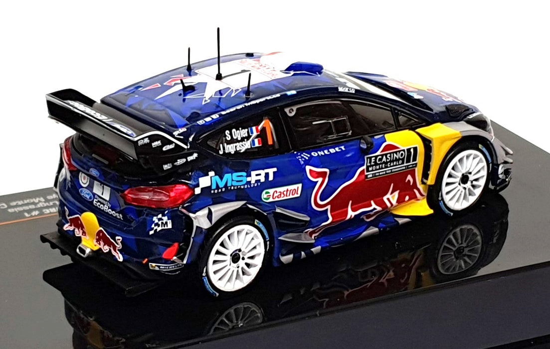 Ixo 1/43 Scale RAM641 - Ford Fiesta WRC #1 Winner Monte Carlo Rally 2017