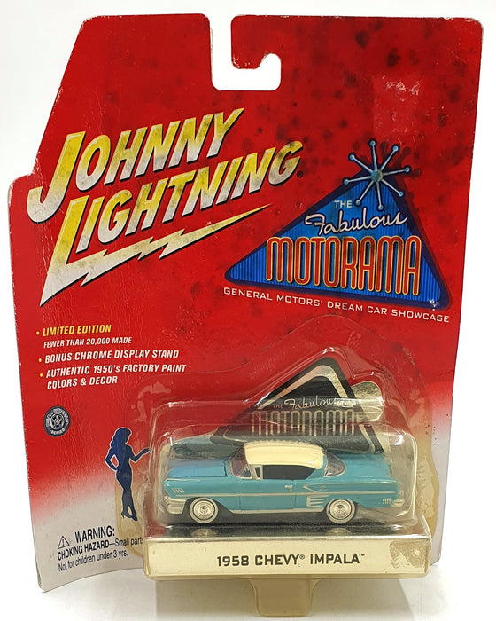 Johnny Lightning 1/64 Scale 434-01 - 1958 Chevrolet Impala - Blue