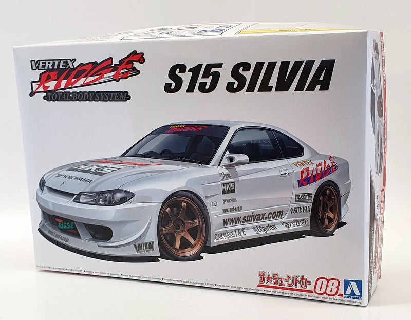 Aoshima 1/24 Scale Model Car Kit 20469 - 1999 Nissan Silvia S15