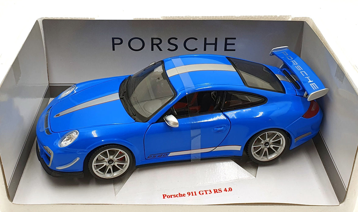 Burago 1/18 Scale Diecast 18-11036 - Porsche 911 GT3 RS 4.0 - Blue