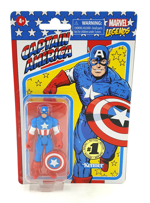 Hasbro 3.75 Inch 55437 - Retro Marvel Legends Captain America 1st Edition