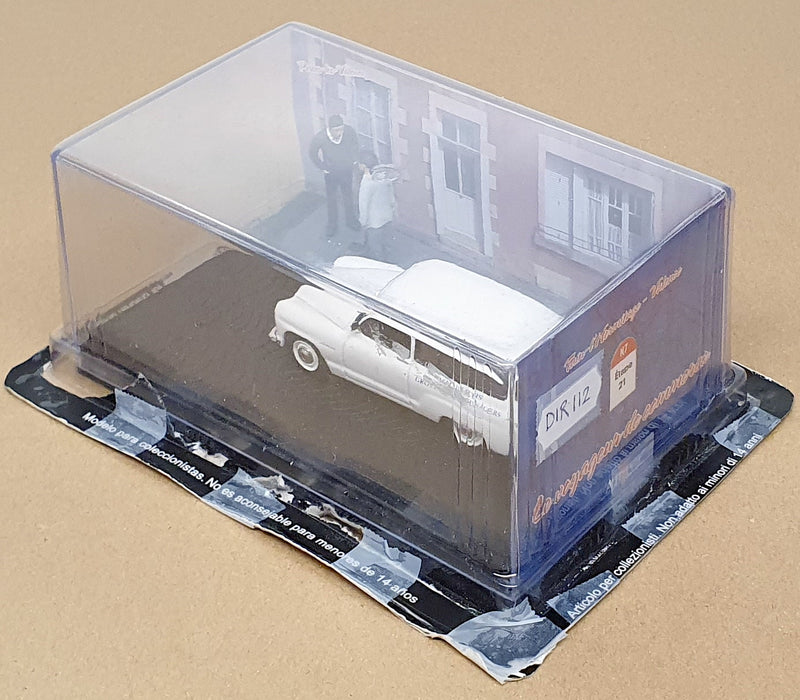 Altaya La Route Bleue 1/43 Scale DIR112 Simca Aronde Chatelaine Diorama - White