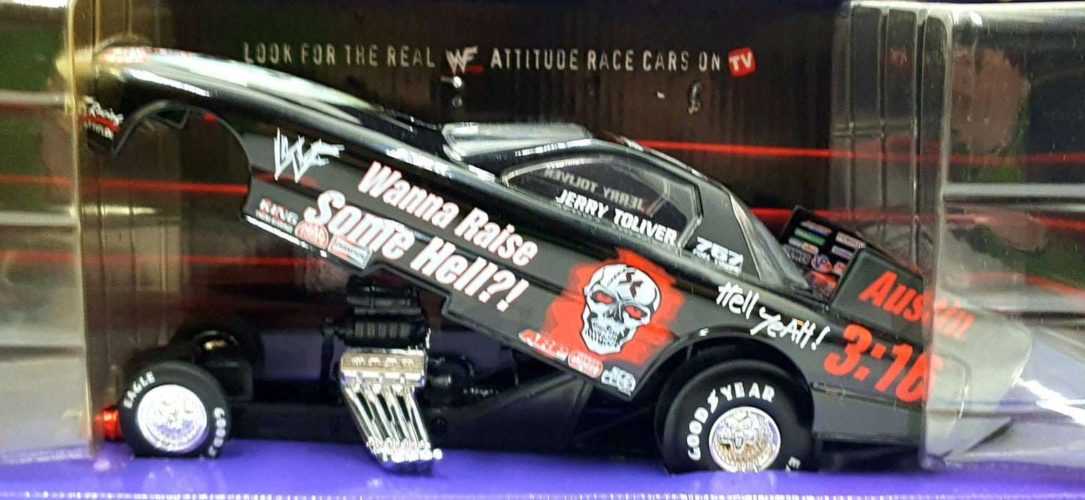 Road Champs 1/43 Scale 85700 - WWF Attitude Racing Stone Cold Toliver - Black