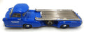 CMC 1/18 Scale Diecast M-036 - 1954 Mercedes Benz Renntransporter Truck - Blue
