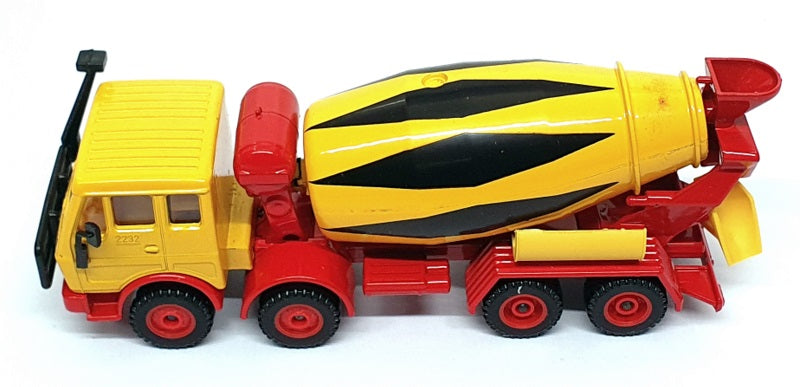 Siku 1/55 Scale 2922 - Mercedes Benz Cement Mixer Truck - Yellow/Red/Black