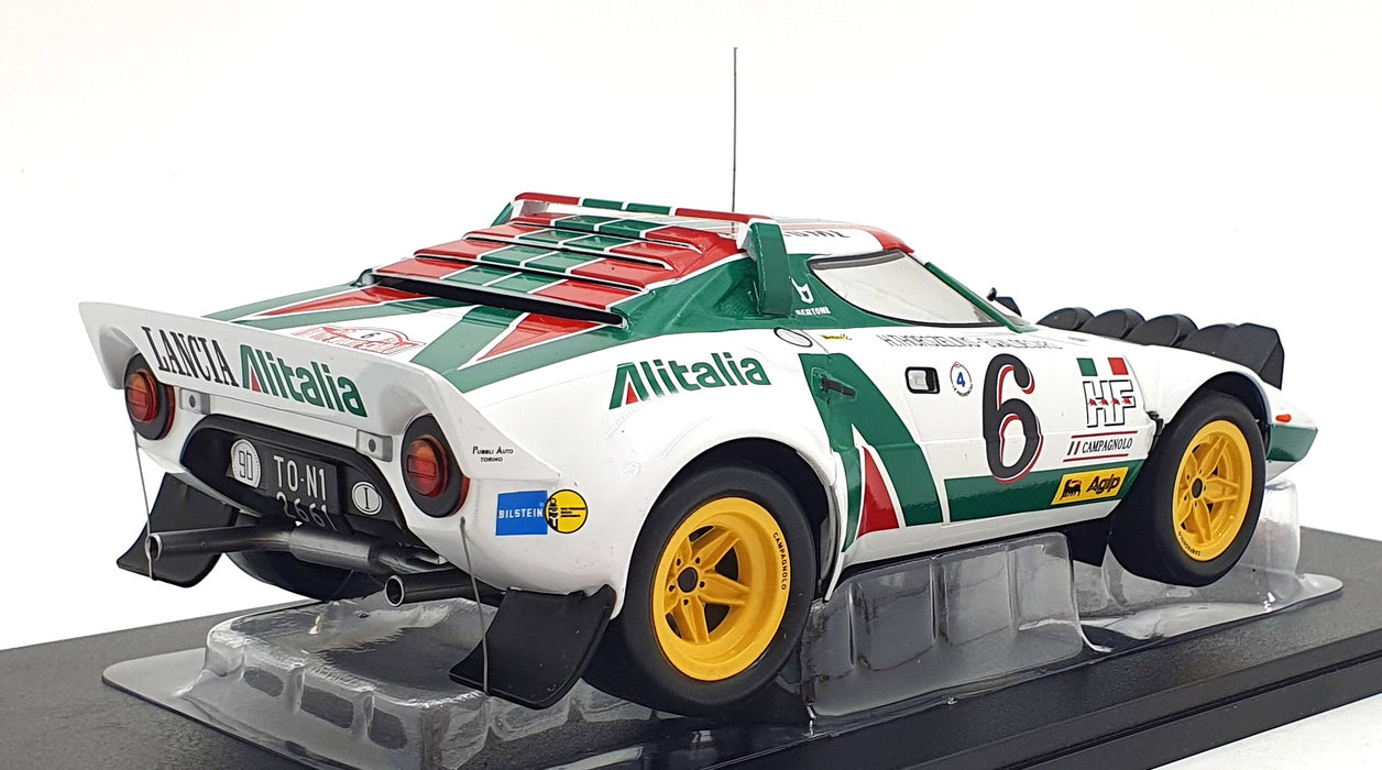 IXO 1/18 Scale 18RMC162B.22 - Lancia Stratos HF #6 MC Rally 1976