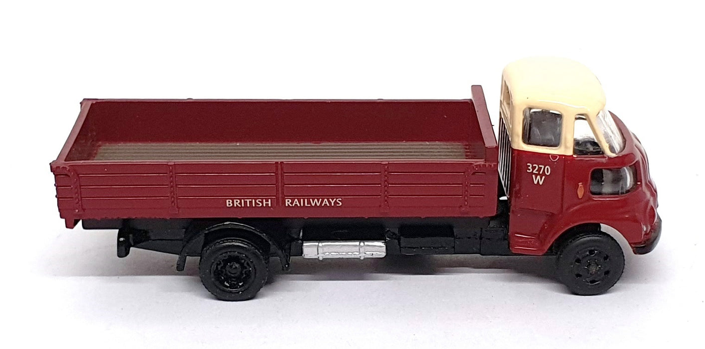 Base Toys 1/76 Scale D-21 - Leyland FG Dropside Truck British Rail - Maroon