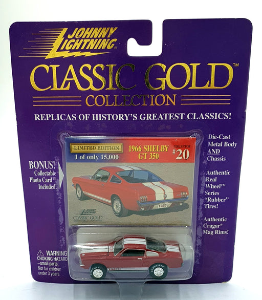 Johnny Lightning 1/64 Scale 403-01 Classic Gold 1966 Shelby GT 350 #20