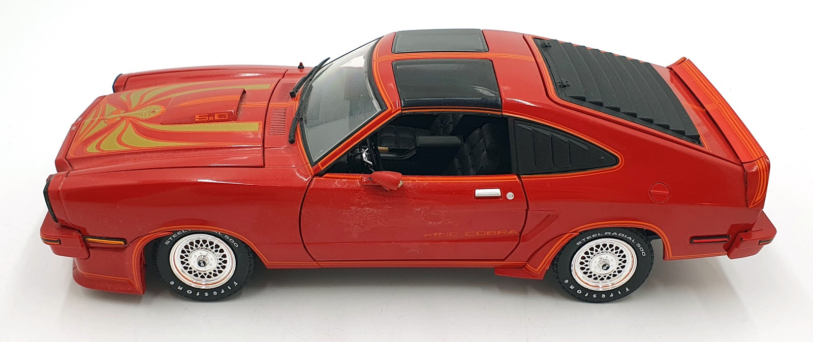 Greenlight 1/18 Scale Diecast 12879 - 1978 Ford Mustang MKII King Cobra - Red