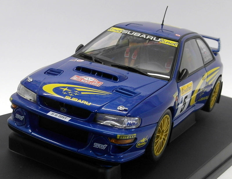Autoart 1/18 Scale Diecast - 89992 Subaru Impreza WRC Monte Carlo Rally Burns Reid #5