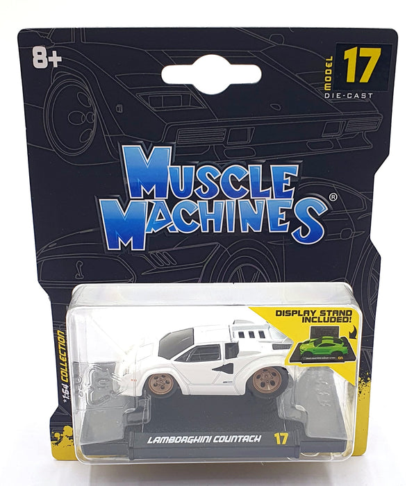 Muscle Machines 1/64 Scale 15526 - Lamborghini Countach - White