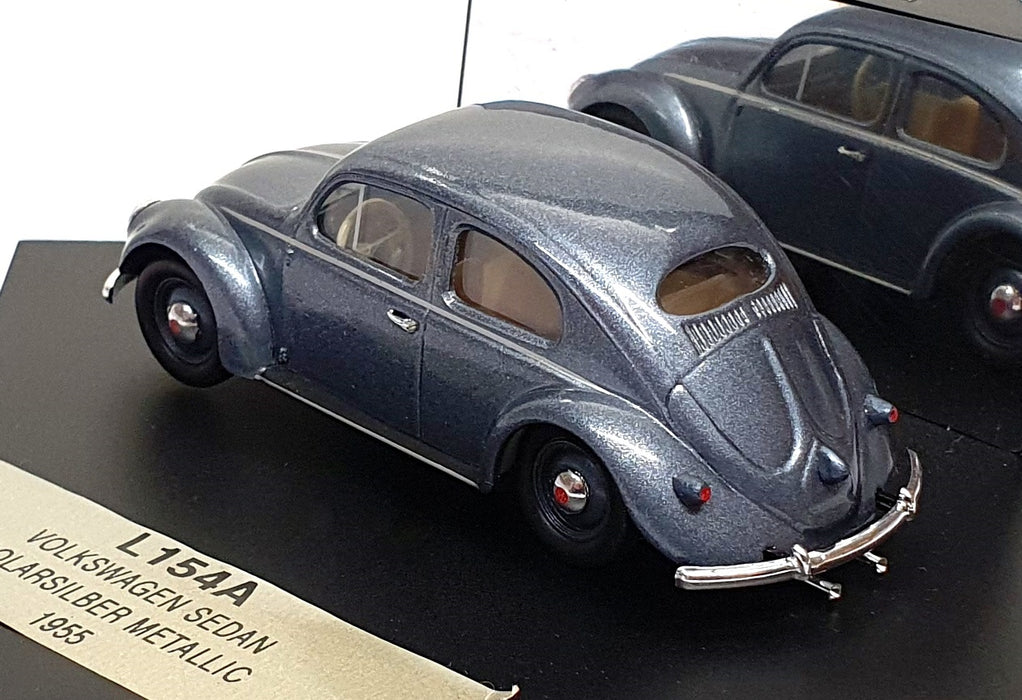 Vitesse 1/43 Scale L154A - 1955 Volkswagen Sedan - Met. Polar Silver