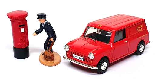 Vanguards 1/43 Scale Diecast VA01416 - Mini Van Royal Mail Set - Red