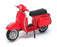 Kandy Toys Appx 12cm Long Diecast M 584 - Super Motorscooter - Red