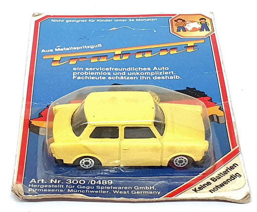 Pkw Modellautos 1/55 Scale 300/0489 - Trubant - Yellow