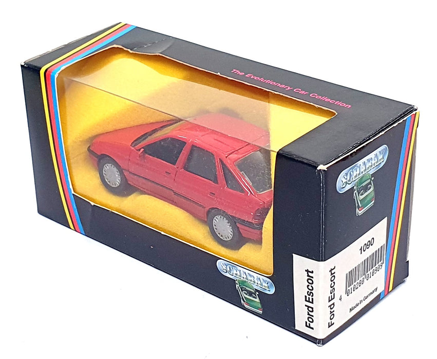 Schabak 1/43 Scale Diecast 1090 - Ford Escort - Red