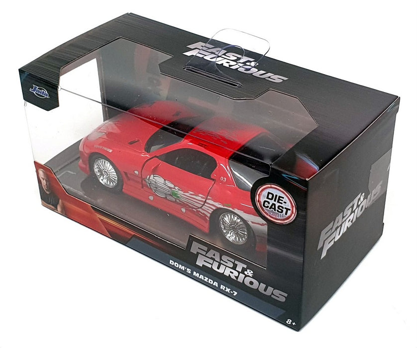 Jada 1/32 Scale 98377 - Fast & Furious Dom's Mazda RX7 - Red