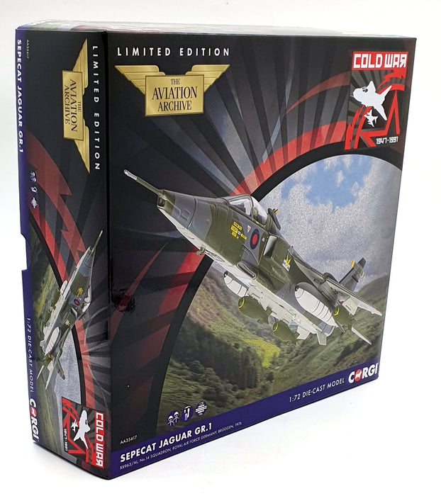 Corgi 1/72 Scale AA35417 - Sepecat Jaguar GR.1 Aircraft RAF Germany 1976