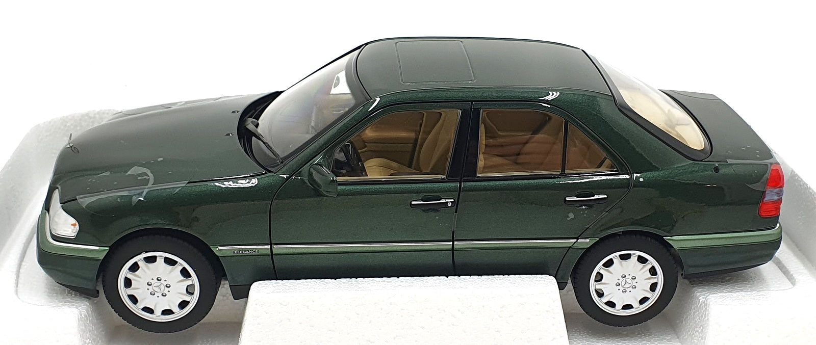 Norev 1/18 Scale Diecast 183372 - 1993 Mercedes- Benz C-Class - Met. Green
