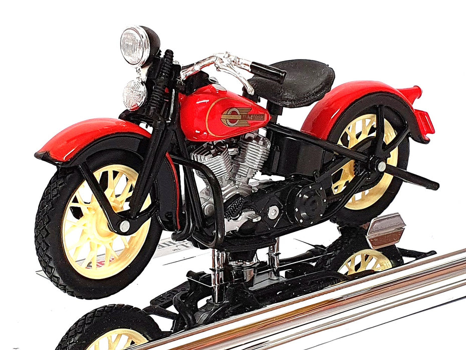 Maisto 1/18 Scale 39360 - 1936 Harley Davidson EL Knucklehead - Red