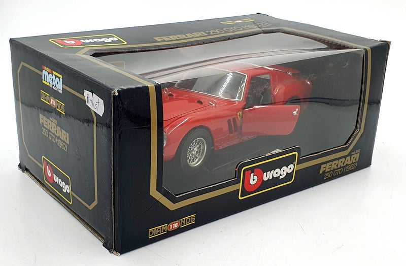 Burago 1/18 Scale Diecast 3011 - 1962 Ferrari 250 GTO - Red