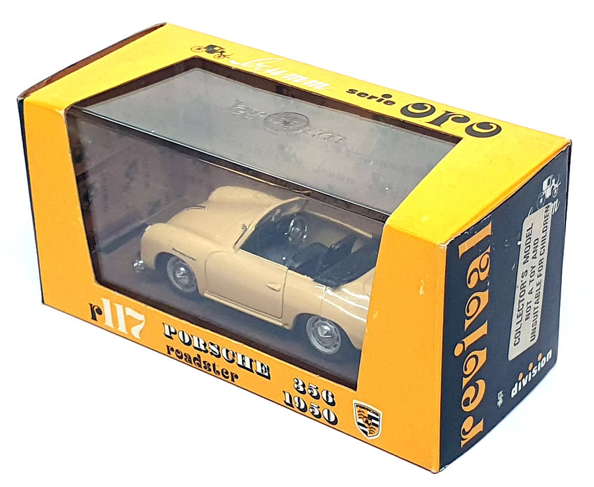 Brumm 1/43 Scale Diecast R117 - 1950 Porsche 356 Roadster - Beige