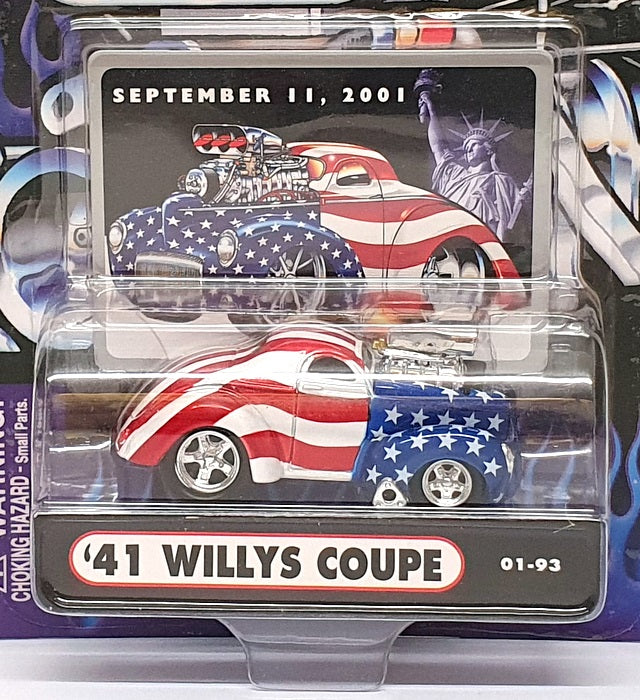 Muscle Machines 1/64 Scale 71151 01-93 - 1941 Willys Coupe - Stars & Stripes