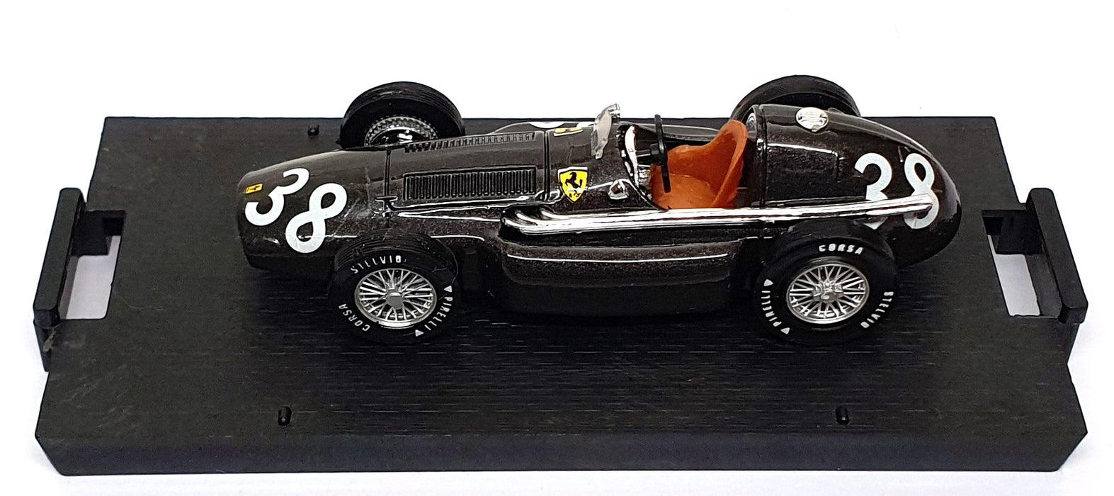 Brumm 1/43 Scale R197s - F1 1954 Ferrari 555 #38 Death Of Enzo - Black