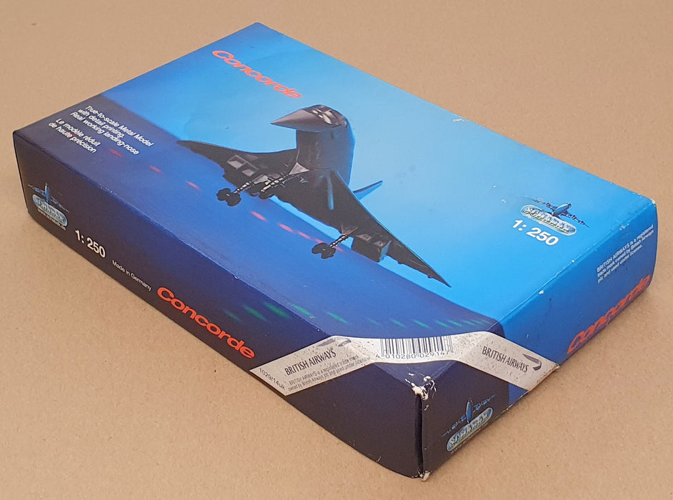 Schabak 1/250 Scale 1029/14uk - Concorde Aircraft British Airways - White