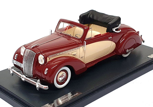 Matrix 1/43 Scale MX41502-031 - 1938 Opel Admiral Hebmuller Cabrio - Maroon