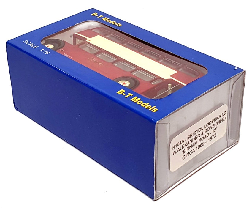 B-T Models 1/76 Scale B104A - Bristol Lodekka R12 Birnam Rd Fyfe 1969-72