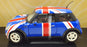 Ertl 1/18 Scale Diecast 33593 - Mini Cooper Austin Powers Union Jack