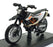 Maisto 1/18 Scale 19131 - KTM 690 SMC R Motorbike - Black/Orange