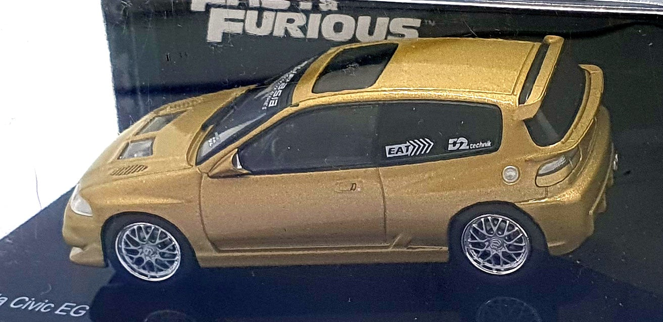 DeAgostini 1/43 Scale F220CMC090 - Honda Civic EG- Gold