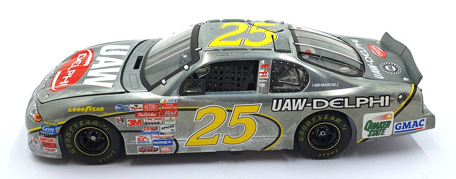 Team Caliber 1/24 Scale S252091DL - 2001 Chevrolet Monte Carlo #25 NASCAR Nadeau