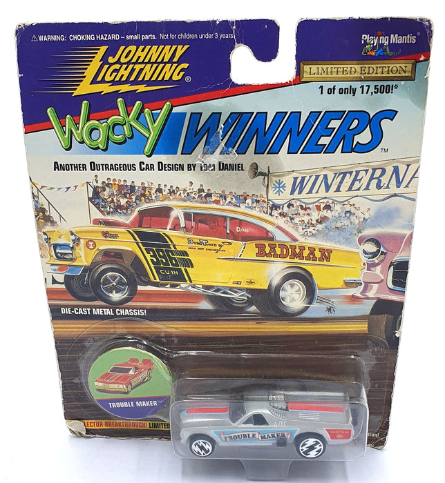 Johnny Lightning 1/64 Scale 301-02 - Wacky Winners Trouble Maker - Silver