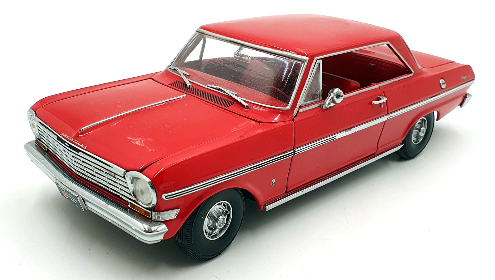 Sun Star 1/18 Scale Diecast 12226G - 1963 Chevrolet Nova SS - Met Red
