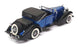 Franklin Mint 1/24 Scale 19626H - 1933 Duesenberg SJ Victoria - Blue/Black